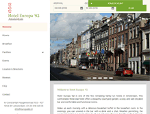 Tablet Screenshot of europa92.nl